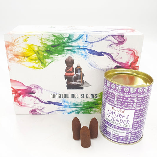 Goloka Nature Lavendel Rückflusskegel