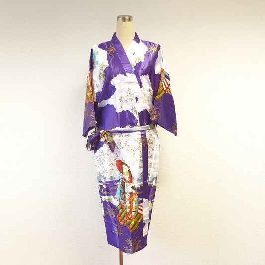 Grohandel - Japanse kimono Lang violett