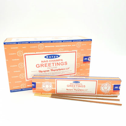 Satya Nag Champa - Groeten 15g