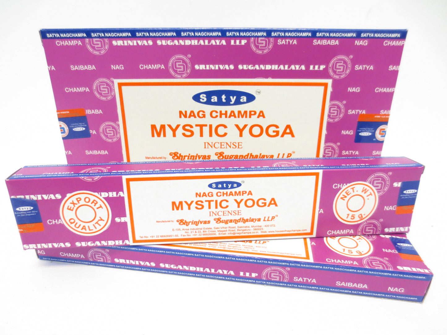 Satya Nag Champa - Mystieke Yoga 15g