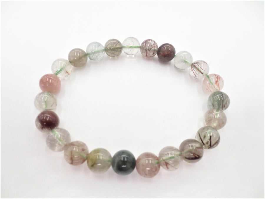 8 mm Rutiel Kwarts Edelsteen Armband – Cadeaudoos Inclusief