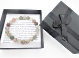 8 mm Rutiel Kwarts Edelsteen Armband – Cadeaudoos Inclusief