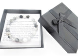 8 mm Zwart Haar Kwarts Edelsteen Armband – Cadeaudoos Inclusief