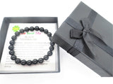 8 mm Zwarte Toermalijn Edelsteen Armband – Cadeaudoos Inclusief