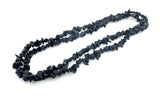 Groothandel Dunne Blauwe zandsteen Edelsteen Chip Ketten