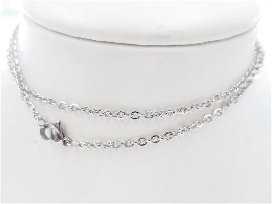 Groothandel - edelstaal ketting set van 10