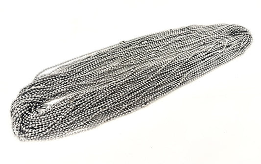 Edelstaal Kogelkettingset van 10 stuks