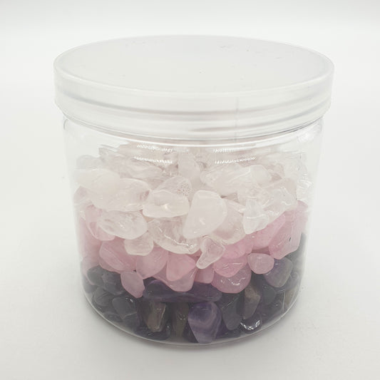 Groothandel - Edelsteen Cluster Gouden driehoek 8-12mm