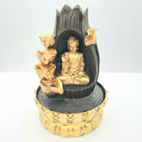 Meditatie Led Verlichting Boeddha in Lotus Fontein Klein (2292)