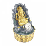 Meditatie Led Verlichting Ganesha in Muur Goud Fontein Klein (16086)