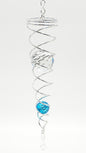 Groothandel - mini Vortex Wind Spinner met 2 bollen blauw