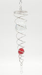 Groothandel - mini Vortex Windspinner met 2 bollen rood