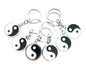 Groothandel Yin Yang Metalen Sleutelhanger (6 stuks)