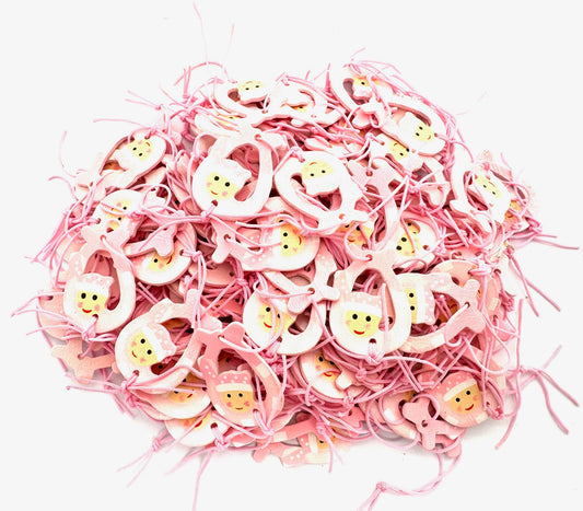 Großhandel Rosa Weihnachts-Kleiderbügel (50 Stück)