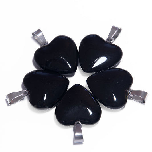 Hartje Pendant Groothandel - Onyx (5st)