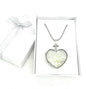 Hartvormige Opaal Hanger Ketting met Geschenkdoos
