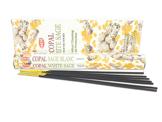 HEM Copal White Sage Hexa Wierookstokjes