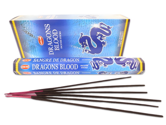HEM Dragon Blood Blue Hexa Wierookstokjes