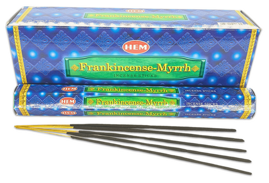 HEM Frankincense-Myrrh Hexa Wierookstokjes
