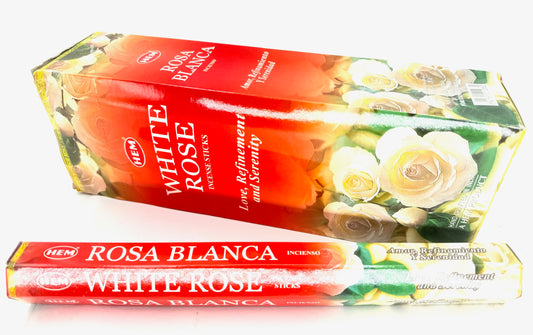 HEM Hexa Räucherstäbchen - Witte Roos