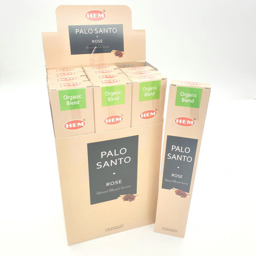 HEM Organic Blend Palo Santo &amp; Rose Wierookstokjes