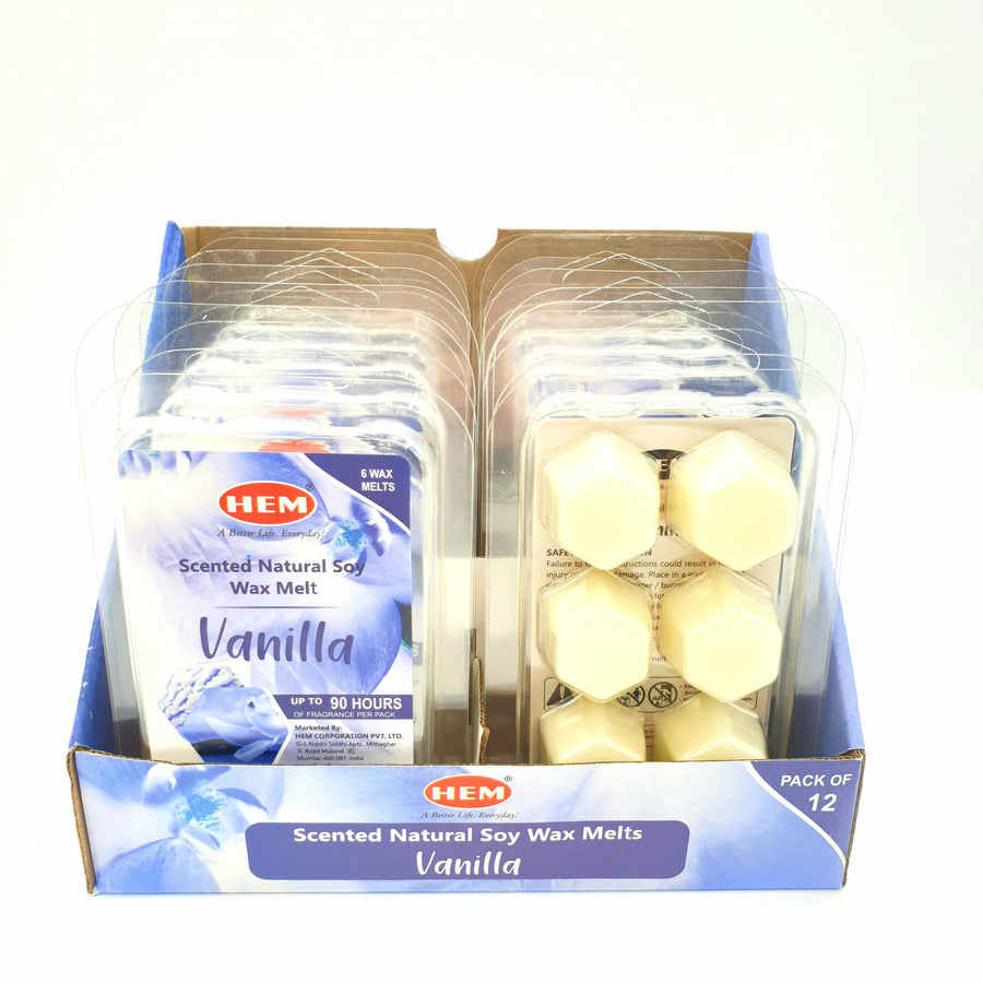 HEM - Vanilla Scented - Natural Soy Wax Melts  - 6 stuks