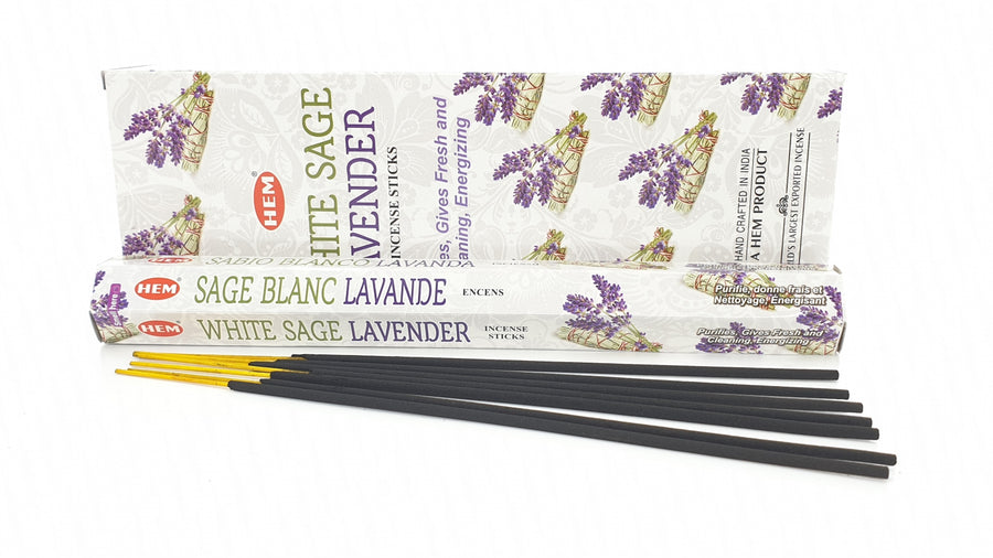 HEM Wierook Hexa - White Sage Lavender