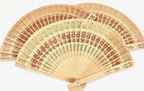 Houten Bloemen Hand  Waaier (10 stuks)
