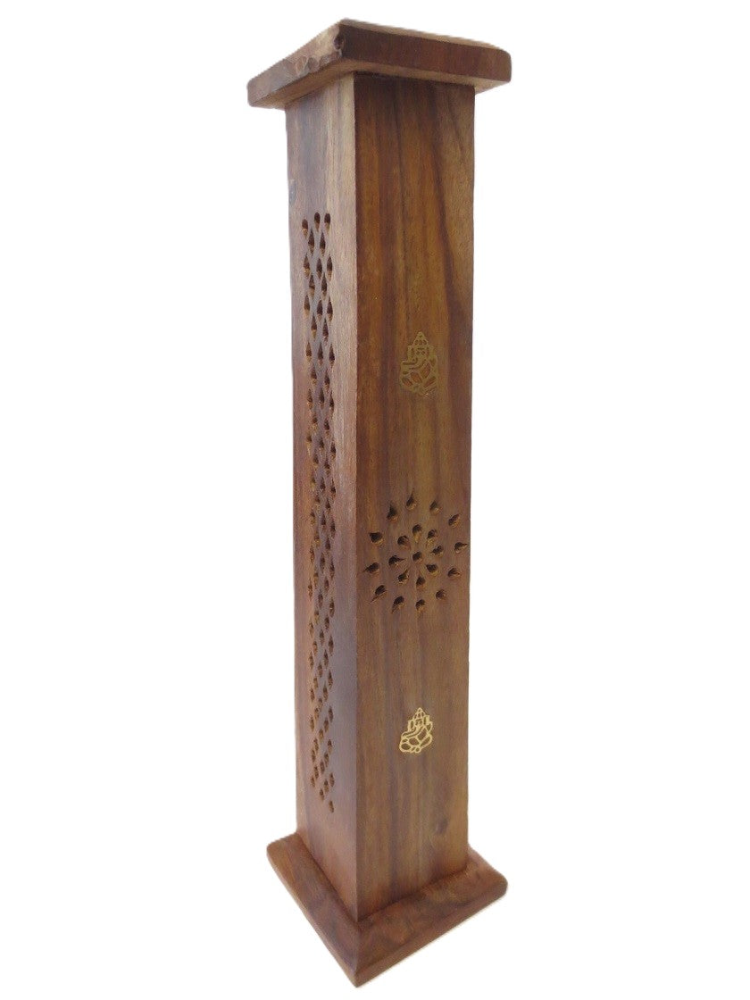 Houten Wierook Toren Luxe - Ganesh (2 stuks)