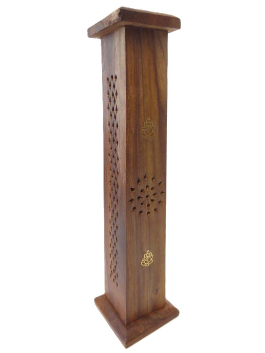 Houten Wierook Toren Luxe - Ganesh (2 stuks)