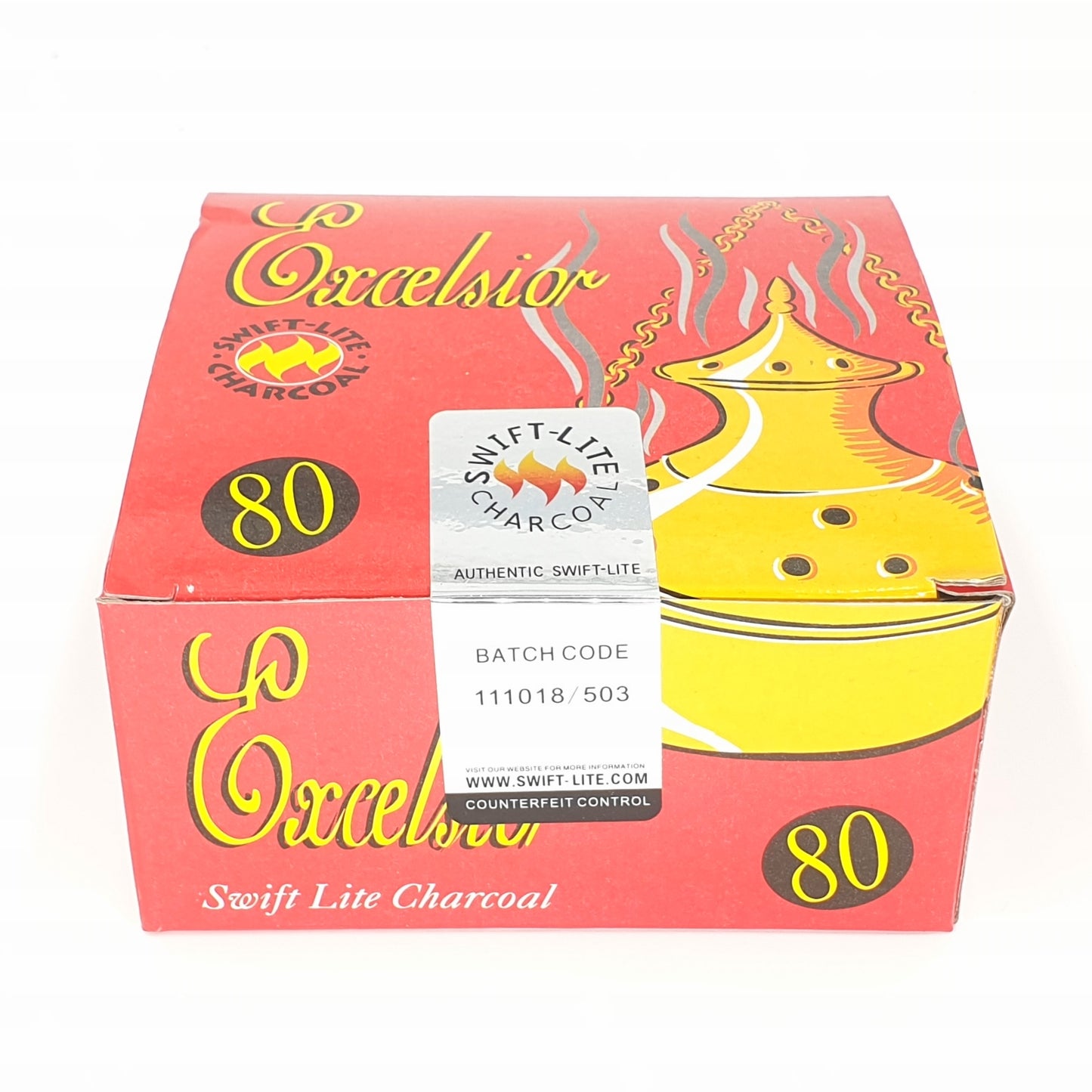 Houtskool Groothandel - Swift Lite Excelsior Houtskooltabletten 8 rollen 33mm