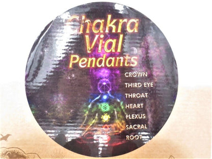 7 Chakra Vial Hanger ketting - groothandel