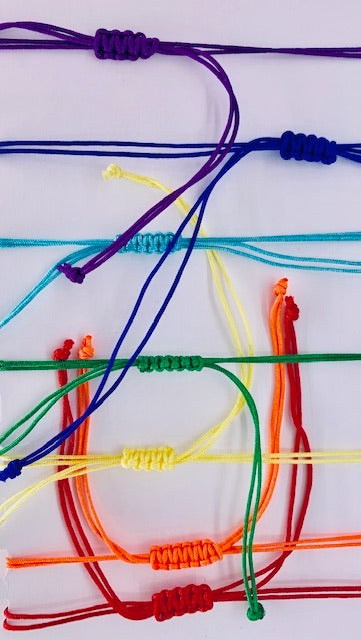 Verstellbare 7-Chakra-Blume-des-Lebens-Armbänder