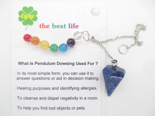 7 Chakra pendel sodaliet