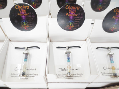 7 Chakra Vial Hanger ketting - groothandel