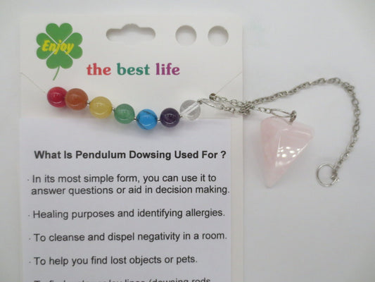 7 Chakra pendel bergkristal