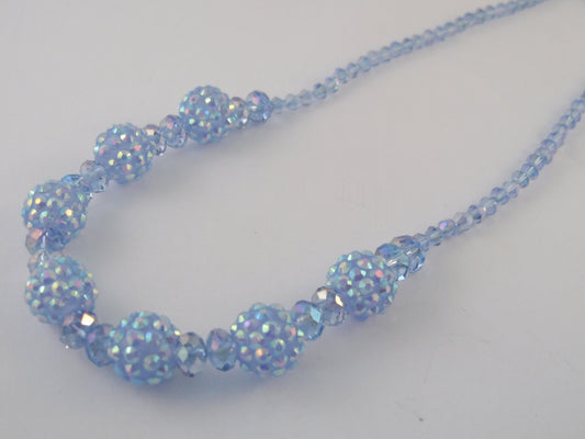 Imitatie Shamballa Kette blauw