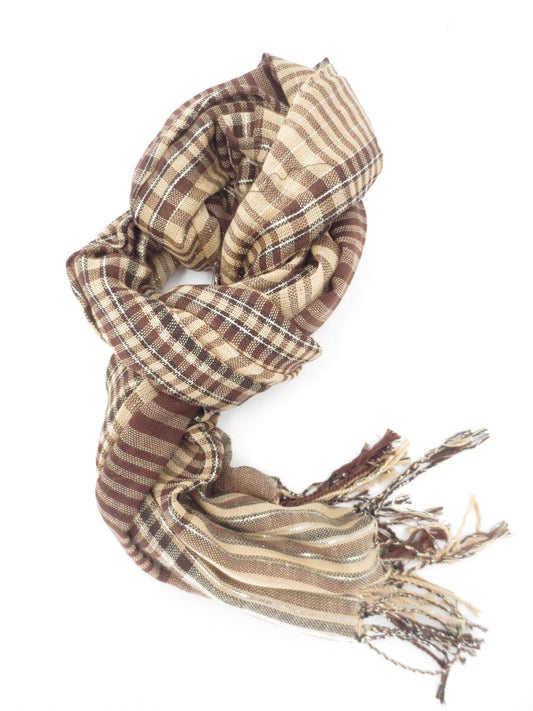 Kariert met een andere berlaufende Farben, karamell/braun