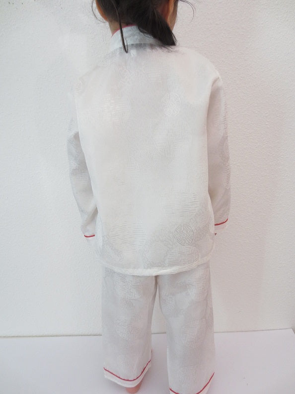 Kinder kung fu pak wit maat 16