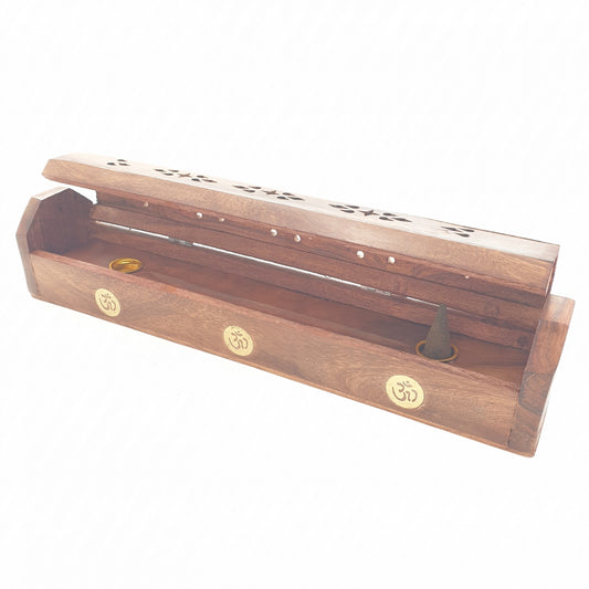 Wierook Kistje Luxe Hout - OM (2stuks)