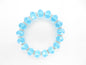 Elegante Armband met Blauwe Kristallen Kralen en Diamanten