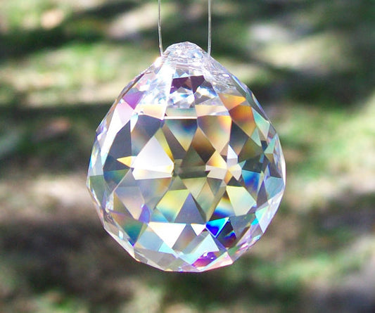 Kristal Feng Shui Regenboog Bol 4cm gemixt