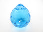 Kristal Feng Shui Regenboog Bol 4cm oceaanblauw