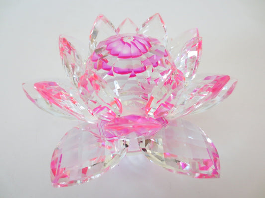 Crystal Lotus Purple 14 cm (Large)