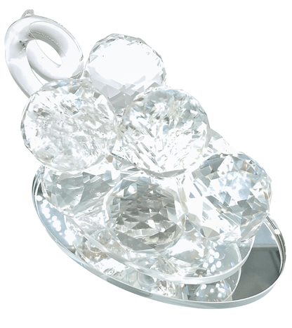 Kristalglas druiventros op draaiplateau – Middel