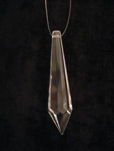 Kristallen hanger pijl groot (6 stuks)