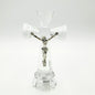 Kristallen Kruis en Jezus 14cm