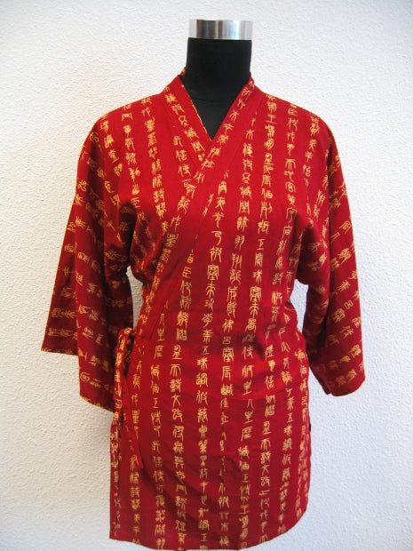 Kungfu Shirt karakters - Zwart S