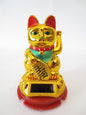 Lucky Cat Solarlamp Goud (klein)