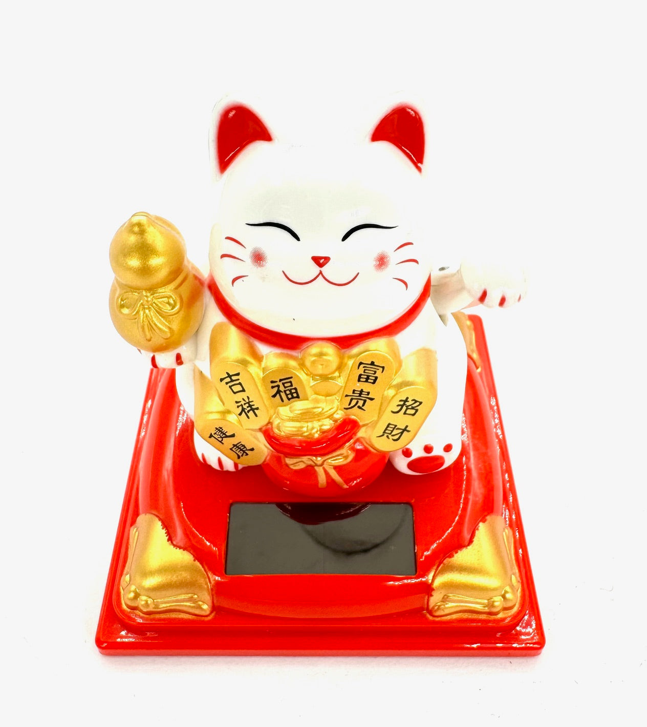 Lucky Cat Solar Light - Wit (I)